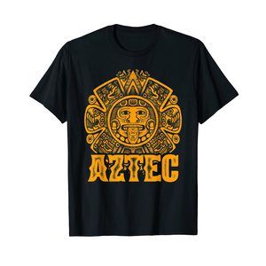 Aztec Sun Stone Mythology Mesoamerica Central America Mexico T-Shirt